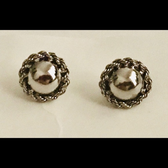 Sterling Silver Handmade Pierced Earrings - Picture 8 of 16